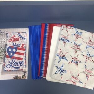 Annie's Holiday Quilters Club Fourth Of July Patriotic Freedom Skinny Wall‎ Hang